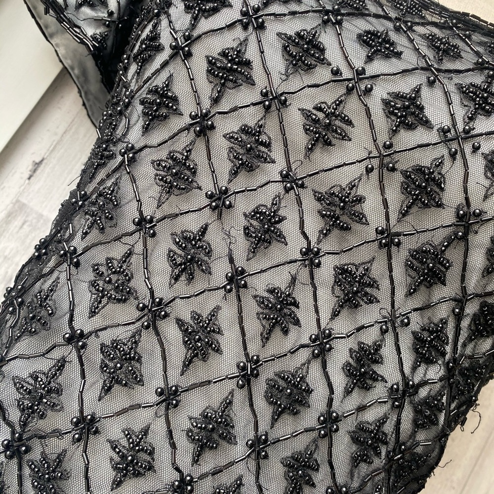 Laurence Kazar Beaded Blouse Pl View 3